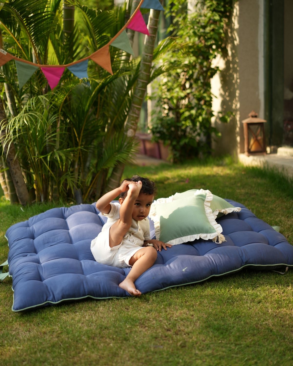 Moving Cloud Set Blue + Mint Green
