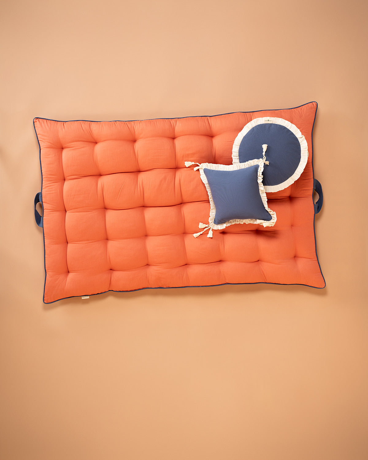 Moving Cloud Set Orange + Navy Blue